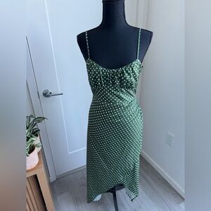 Green Polka Dot Dress